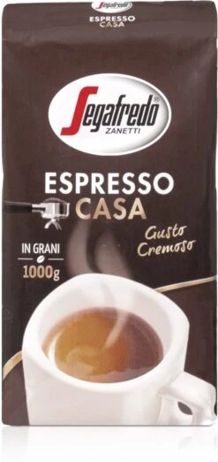Segafredo Espresso Casa Koffiebonen - 1 Kg -Koffieserie Winkel 568x1200