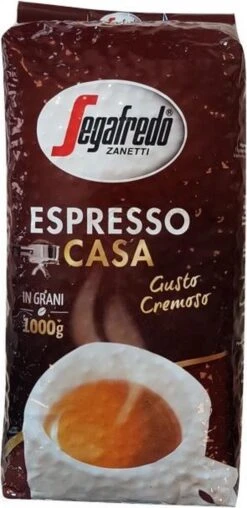 Segafredo Espresso Casa Koffiebonen - 1 Kg -Koffieserie Winkel 583x1200
