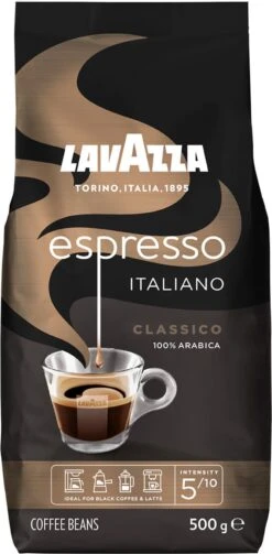 Lavazza Espresso Italiano Classico Koffiebonen - 500 Gram X4 -Koffieserie Winkel 589x1200