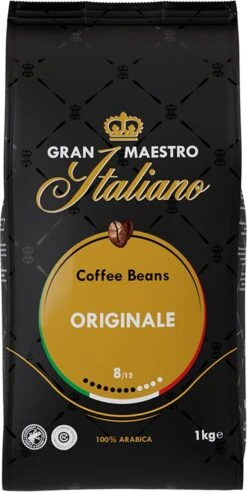 Gran Maestro Italiano - Orginale - Koffiebonen - Bonen Voor Espresso En Lungo - Arabica – 4 X 1kg -Koffieserie Winkel 602x1200 2