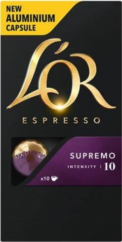 L'OR Espresso Supremo Koffiecups - Intensiteit 10/12 - 10 X 10 Capsules -Koffieserie Winkel 606x1200 6