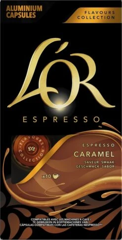 L'OR Espresso Caramel Koffiecups - 10 X 10 Capsules -Koffieserie Winkel 611x1200 2