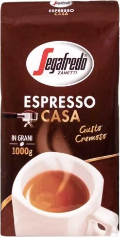 Segafredo Espresso Casa Koffiebonen - 1 Kg -Koffieserie Winkel 613x1200