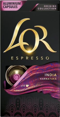 L'OR Espresso Origins India (10) - 10 X 10 Koffiecups 15 L'OR Espresso Origins India (10) - 10 X 10 Koffiecups -Koffieserie Winkel 614x1200 1