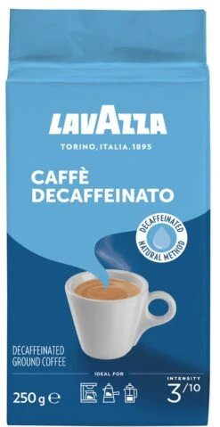 Lavazza Caffe Decaffeinato Filterkoffie - 250 Gram X8 -Koffieserie Winkel 619x1200 4