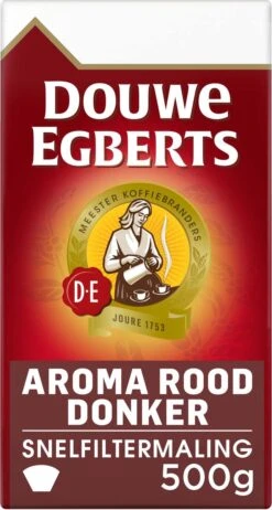 Douwe Egberts Aroma Rood Donker Filterkoffie - 6 X 500 Gram -Koffieserie Winkel 642x1200 4