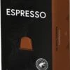 100 Capsules Epic Coffee - Espresso - Nespresso® Compatible Aluminium Capsules - RFA Keurmerk - Doos 100 Stuks -Koffieserie Winkel 646x1200