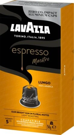 Lavazza Espresso Lungo - Aluminium Nespresso Capsules - 10 Stuks -Koffieserie Winkel 656x1200 1