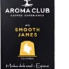 Aroma Club - Nespresso Compatible Capsules (120 St.) - No. 2 Smooth James - Intensiteit 3/5 - Espresso & Lungo - 100% Aluminium Koffiecups -Koffieserie Winkel 661x1200