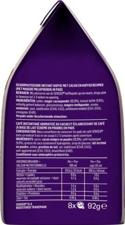 Senseo Cappuccino Choco Koffiepads - 2/9 Intensiteit - 4 X 8 Pads -Koffieserie Winkel 668x1200