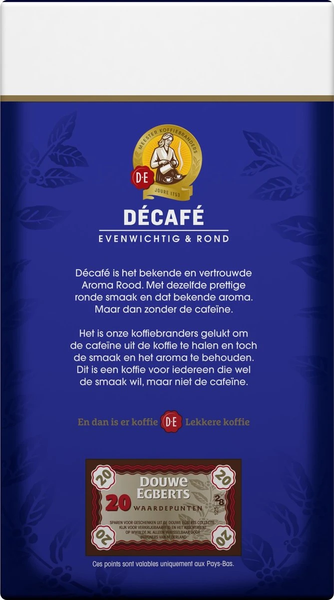 Douwe Egberts Decafé Filterkoffie - 6 X 500 Gram 5 Douwe Egberts Decafé Filterkoffie - 6 X 500 Gram - Afbeelding 3