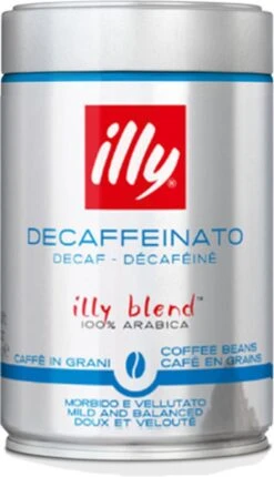Illy Cafeïnevrij Koffiebonen - 250 Gram -Koffieserie Winkel 690x1200