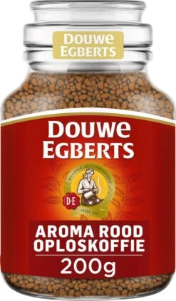 Douwe Egberts Aroma Rood Oploskoffie - 6 X Pot Van 200 Gram -Koffieserie Winkel 701x1200