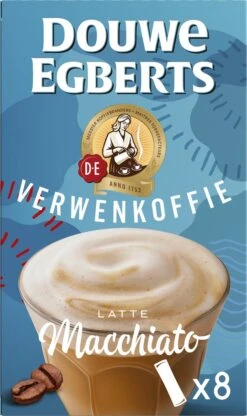 Douwe Egberts Verwenkoffie Latte Macchiato Oploskoffie - 5 X 8 Zakjes -Koffieserie Winkel 713x1200 3
