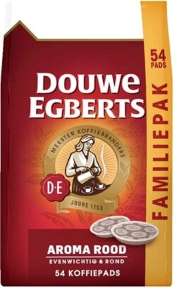 Douwe Egberts Aroma Rood Koffiepads - 4 X 54 Pads -Koffieserie Winkel 726x1200 1