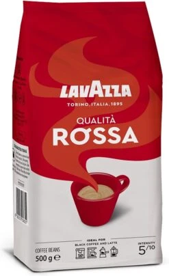 Lavazza Qualita Rossa Koffiebonen - 500 Gram X4 -Koffieserie Winkel 734x1200