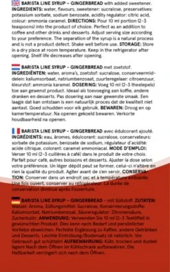 Fitcy | Koffiesiroop | Gingerbread | Barista Syrup | Zero | Vegan | Vetvrij | Suikervrij | Keto-vriendelijk | Koffie | Siroop | MET DOSEERPOMP | 1L -Koffieserie Winkel 752x1200