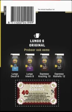 Douwe Egberts Lungo Original Koffiecups (6) - 5 X 40 Koffiecups -Koffieserie Winkel 770x1200 3