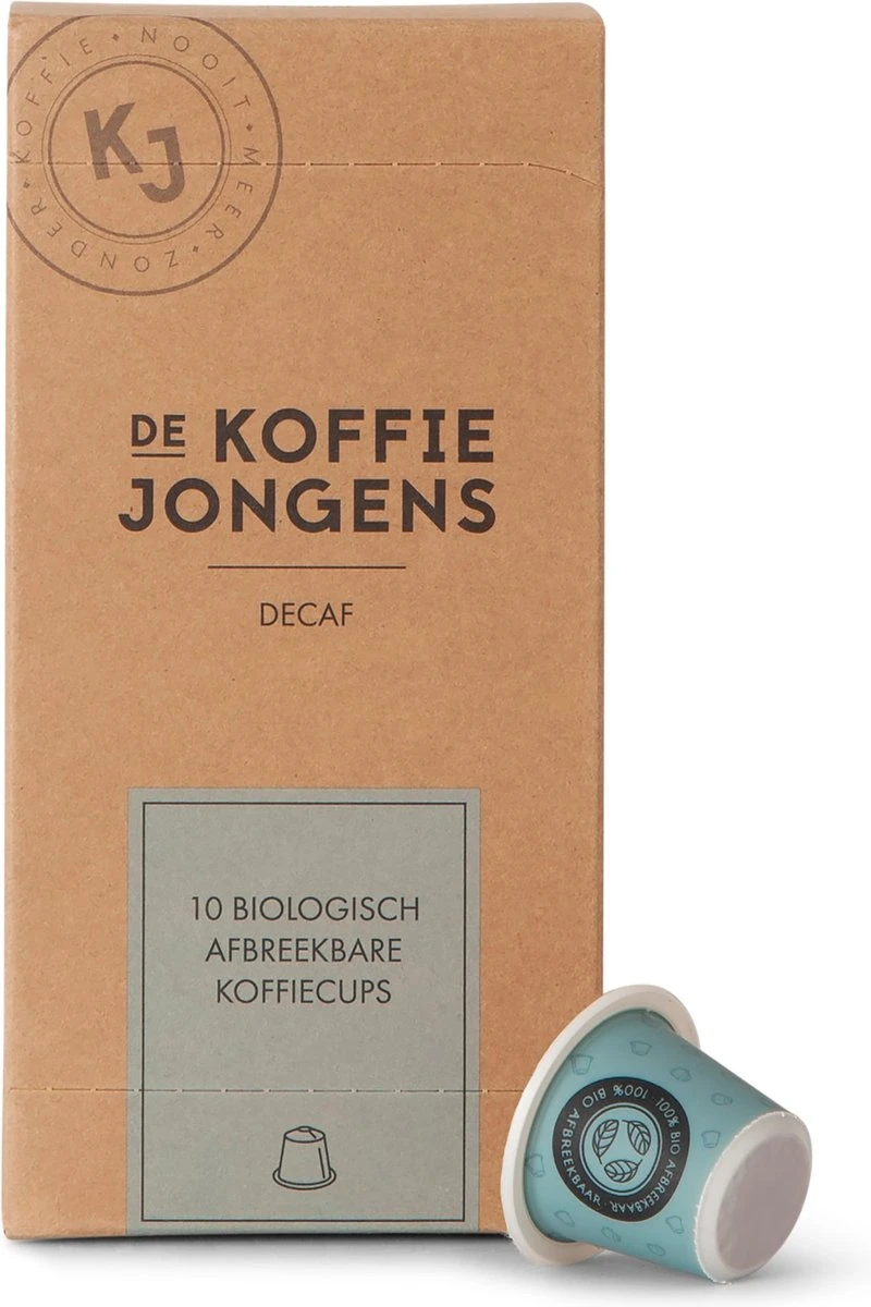 De Koffiejongens - Decaf - Nespresso Cups - 100% Biologisch Afbreekbaar - 60 Cups - 100% Nespresso Compatible 3 De Koffiejongens - Decaf - Nespresso Cups - 100% Biologisch Afbreekbaar - 60 Cups - 100% Nespresso Compatible