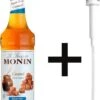 Monin Caramel Suikervrij 70cl Koffiesiroop Met Doseer Pompje -Koffieserie Winkel 824x1200