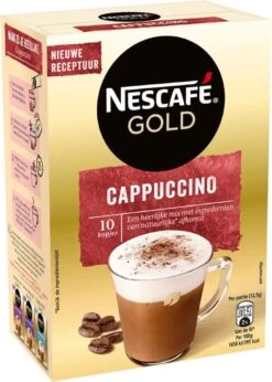 Nescafé Gold Cappuccino Oploskoffie - Ongezoet - 6 Doosjes à 10 Zakjes -Koffieserie Winkel 857x1200 3