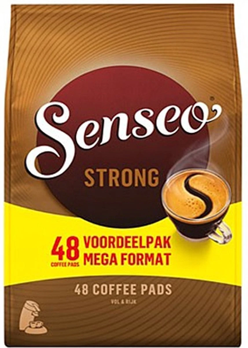 Senseo Strong Koffiepads - 10 X 48 Stuks 4 Senseo Strong Koffiepads - 10 X 48 Stuks - Afbeelding 2