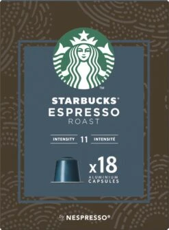 Starbucks By Nespresso Capsules Espresso Roast - 7 Doosjes à 18 Koffiecups -Koffieserie Winkel 884x1200