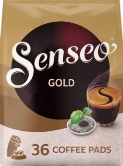 Senseo Gold Koffiepads - 5/9 Intensiteit - 10 X 36 Pads -Koffieserie Winkel 886x1200