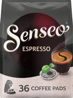 Senseo Espresso Koffiepads - 9/9 Intensiteit - 10 X 36 Pads -Koffieserie Winkel 887x1200