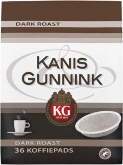 Kanis & Gunnink Dark Roast Koffiepads - 10 X 36 Pads -Koffieserie Winkel 894x1200 1