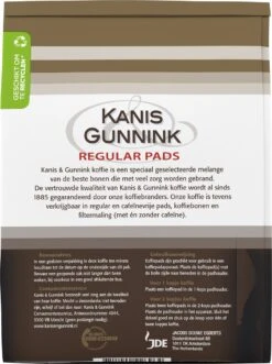 Kanis & Gunnink Regular Koffiepads - 10 X 36 Pads -Koffieserie Winkel 895x1200 1