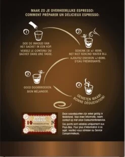 Douwe Egberts Espresso Sticks Oploskoffie - 6 X 25 Zakjes -Koffieserie Winkel 957x1200