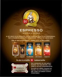 Douwe Egberts Espresso Sticks Oploskoffie - 6 X 25 Zakjes -Koffieserie Winkel 958x1200