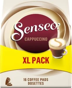 Senseo Cappuccino Koffiepads - 2/9 Intensiteit - 4 X 16 Pads - Voordeelverpakking -Koffieserie Winkel 982x1200 1