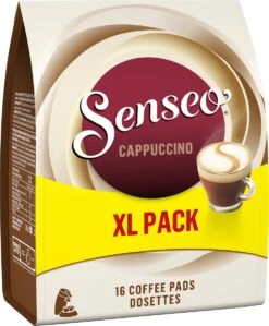 Senseo Cappuccino Koffiepads - 2/9 Intensiteit - 4 X 16 Pads - Voordeelverpakking -Koffieserie Winkel 990x1200 3